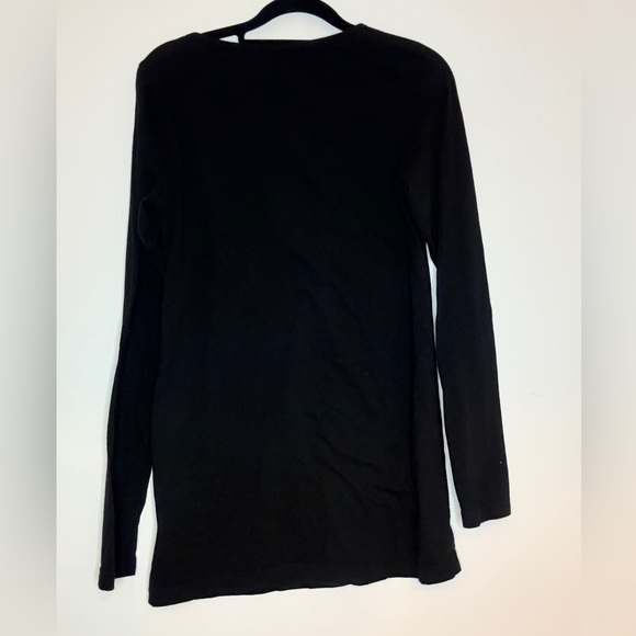 POL Black Elephant Long Sleeve Top size M - Picture 4 of 4
